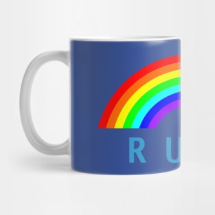 R U OK Rainbow Mug